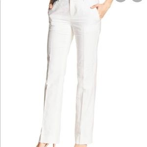 Banana Republic White Linen Pants